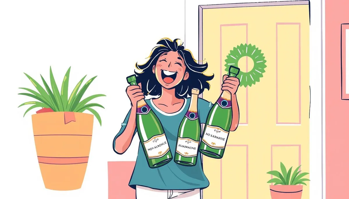 champagne sans alcool worldwide shipping