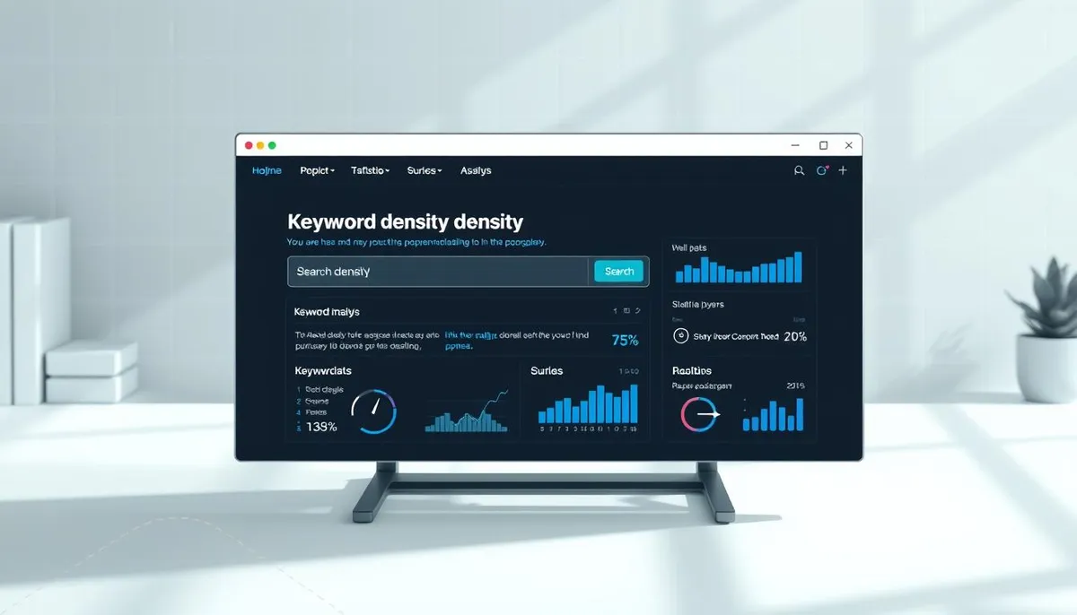 keyword density checker interface