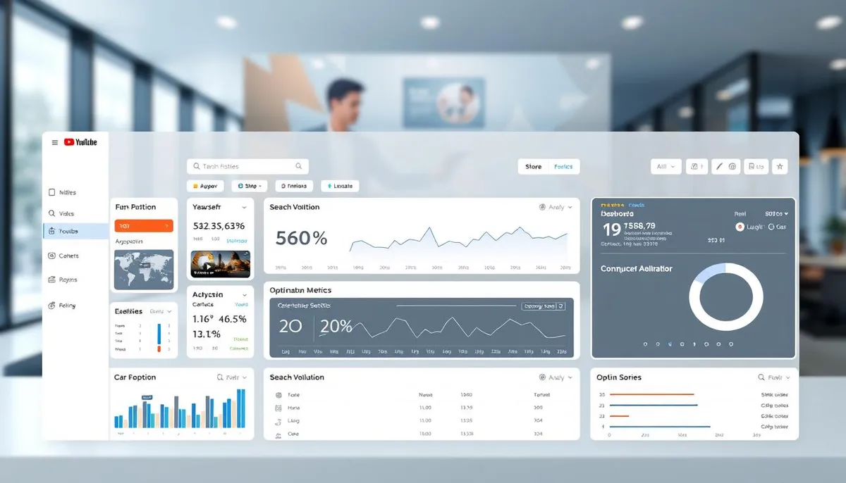youtube seo rank checker dashboard