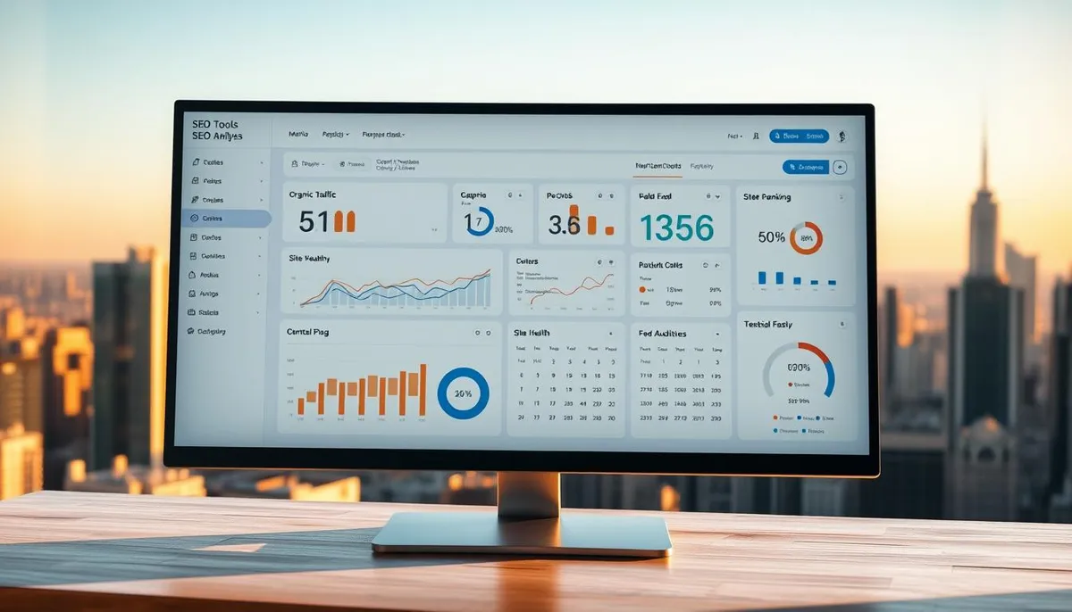 SEO analysis dashboard