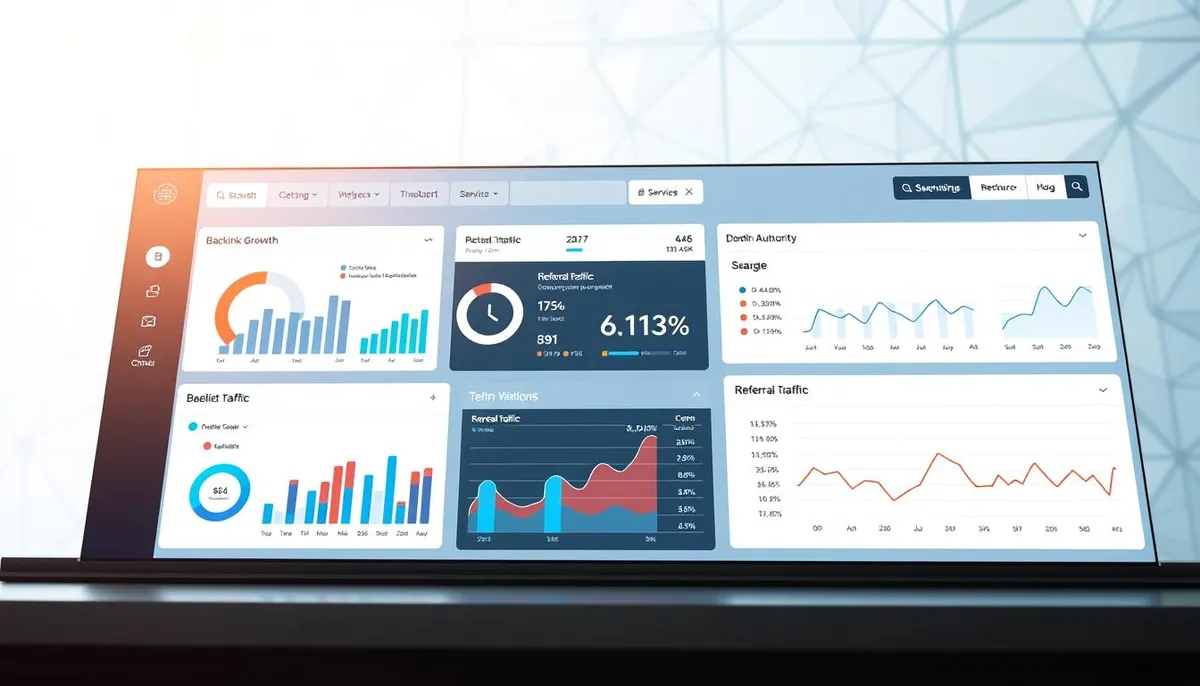link building strategy dashboard