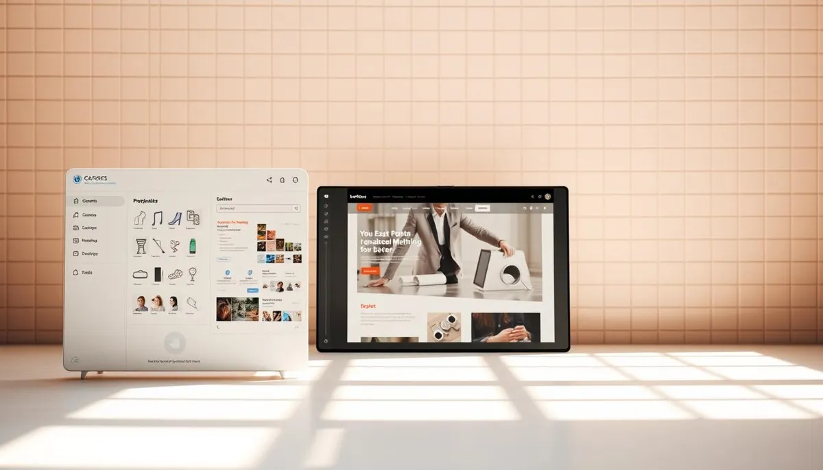 user-friendly website builder interface