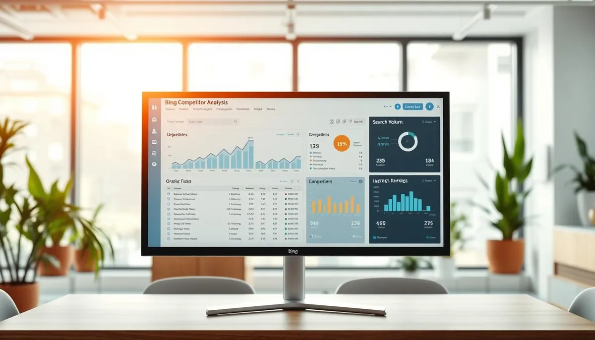 Bing competitor analysis dashboard