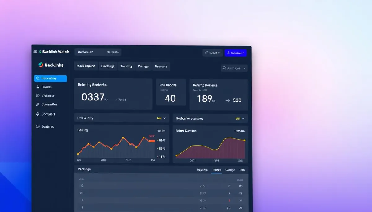 Backlink Watch tool interface