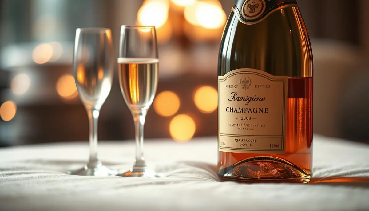 champagne engagement gift