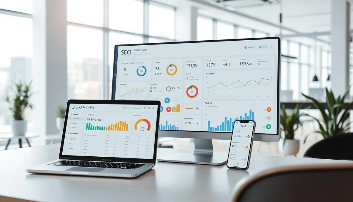 search engine optimization tools dashboard