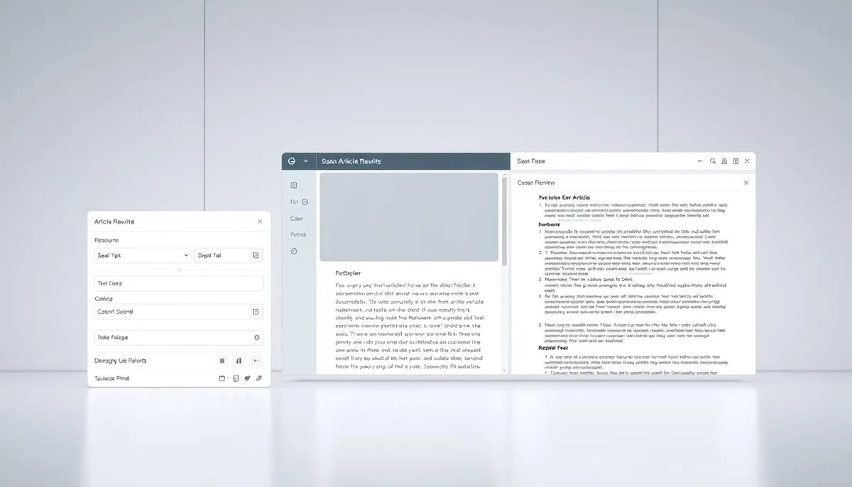 article rewriter tool interface