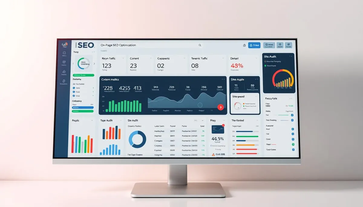 on-page seo optimization dashboard