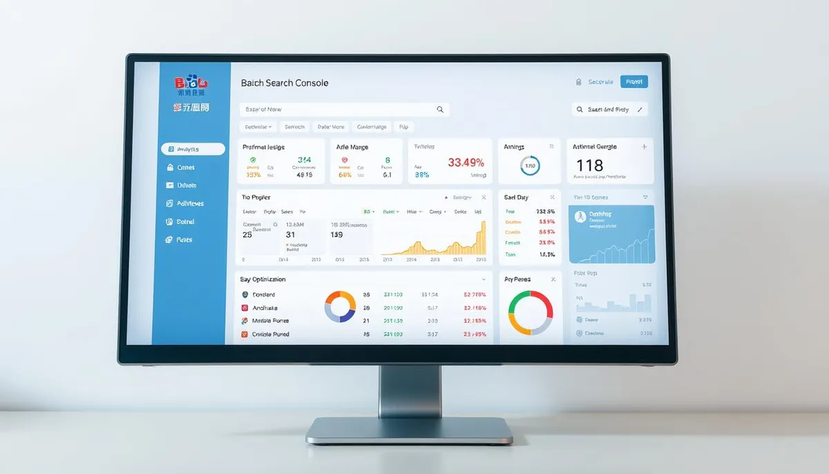 baidu search console dashboard