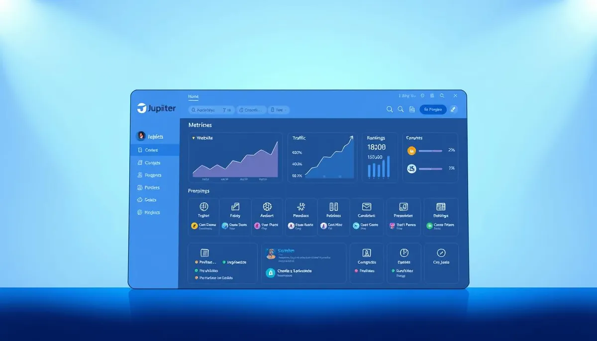 Jupiter SEO Tool dashboard interface