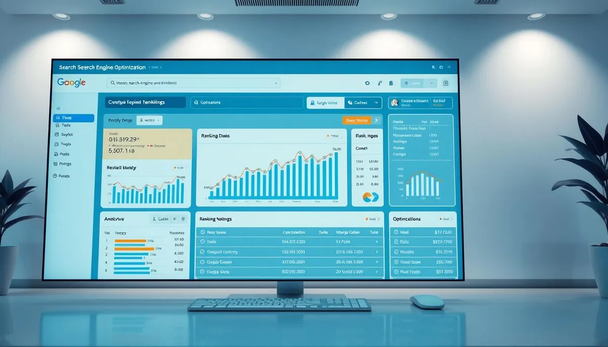 professional search engine optimization software dashboard