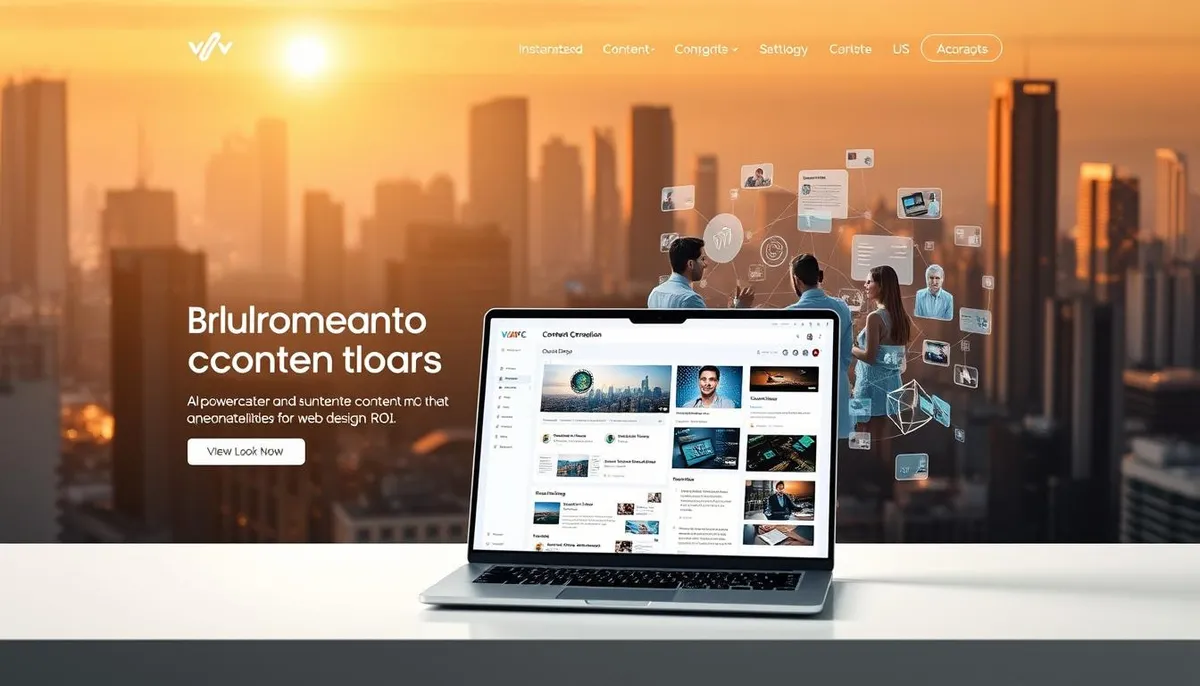automated content for web design roi