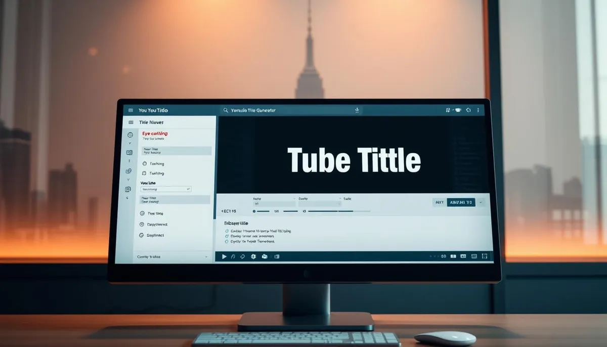 YouTube title generator example