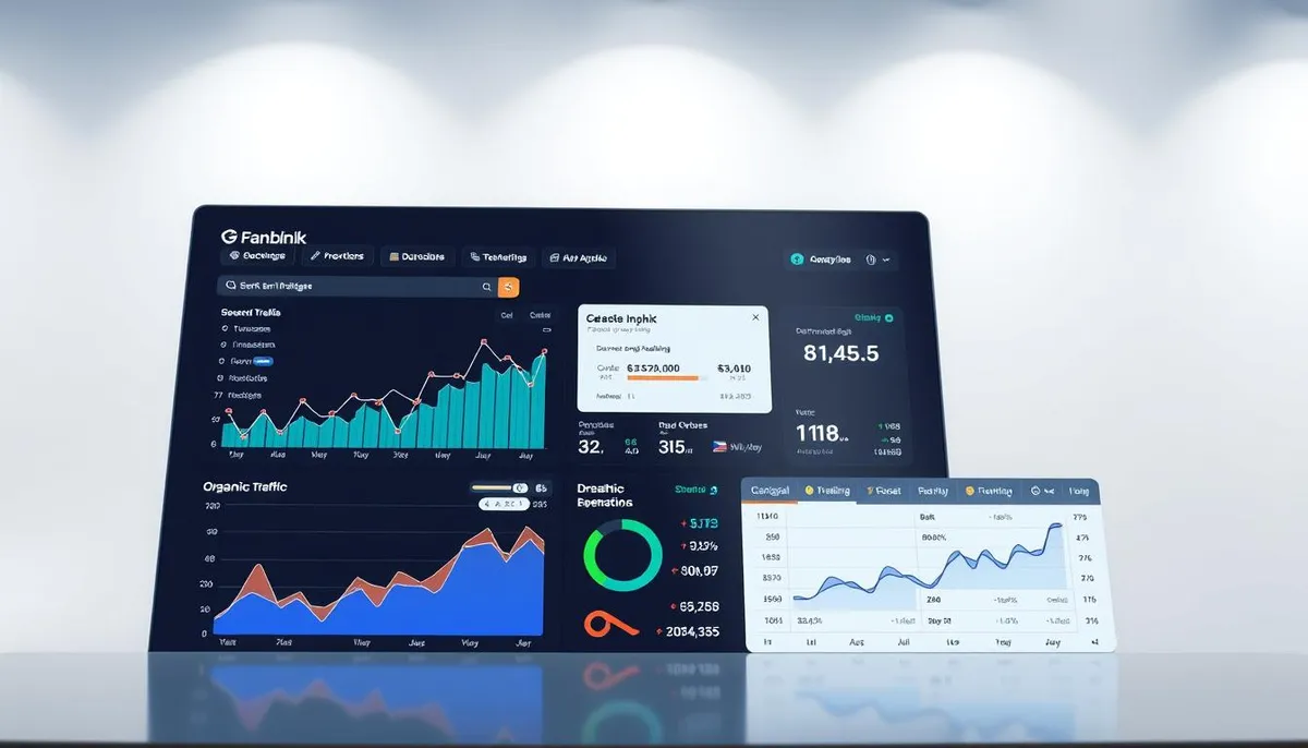 rank checker tool dashboard showing real-time data