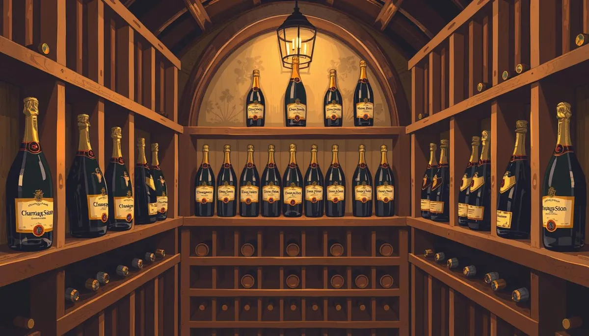 how to store Champagne Salon
