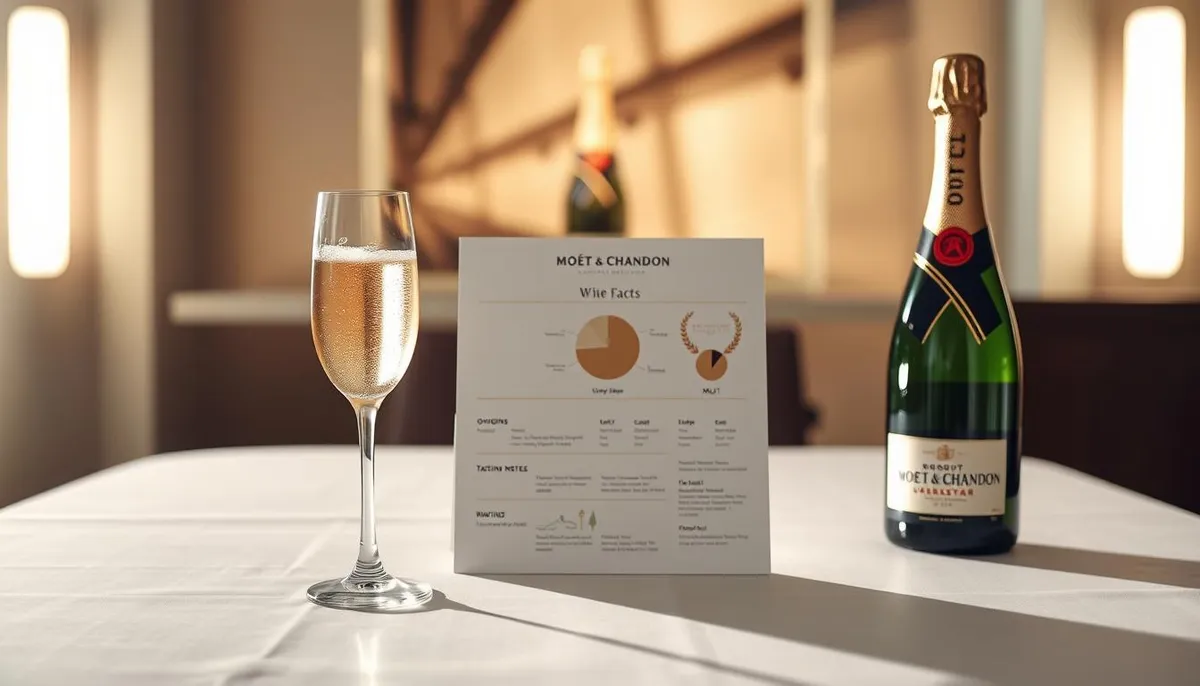 Key Facts at a Glance for Moët &amp;amp; Chandon White Star and Moët Champagne
