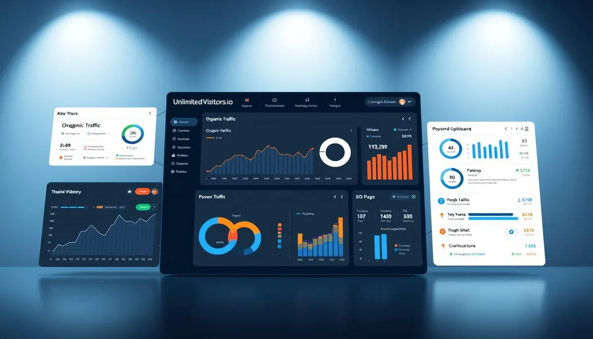 UnlimitedVisitors.io accessible SEO tool dashboard