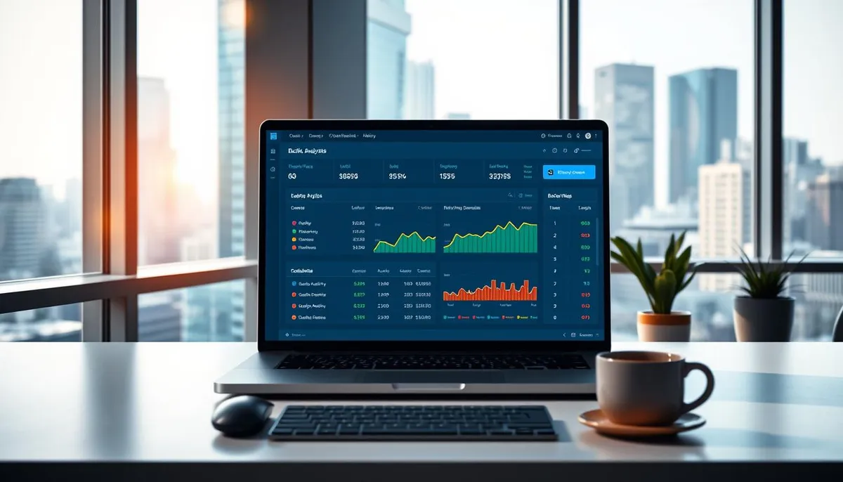 backlink analysis dashboard showing link metrics