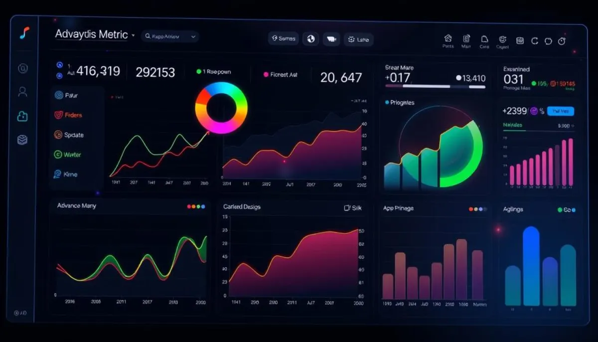 Advanced web analytics dashboard