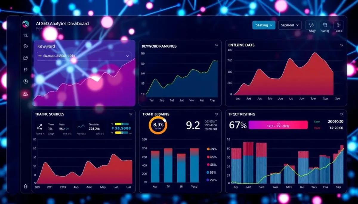 AI SEO Analytics dashboard