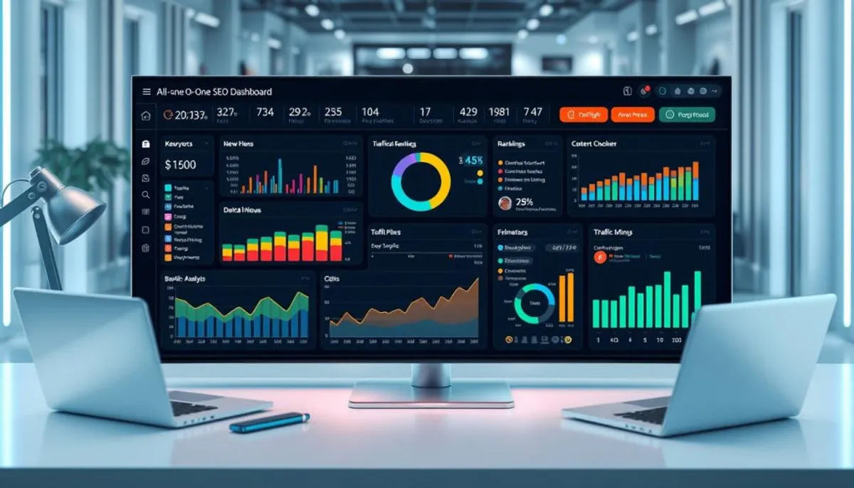 All-in-one SEO tool dashboard