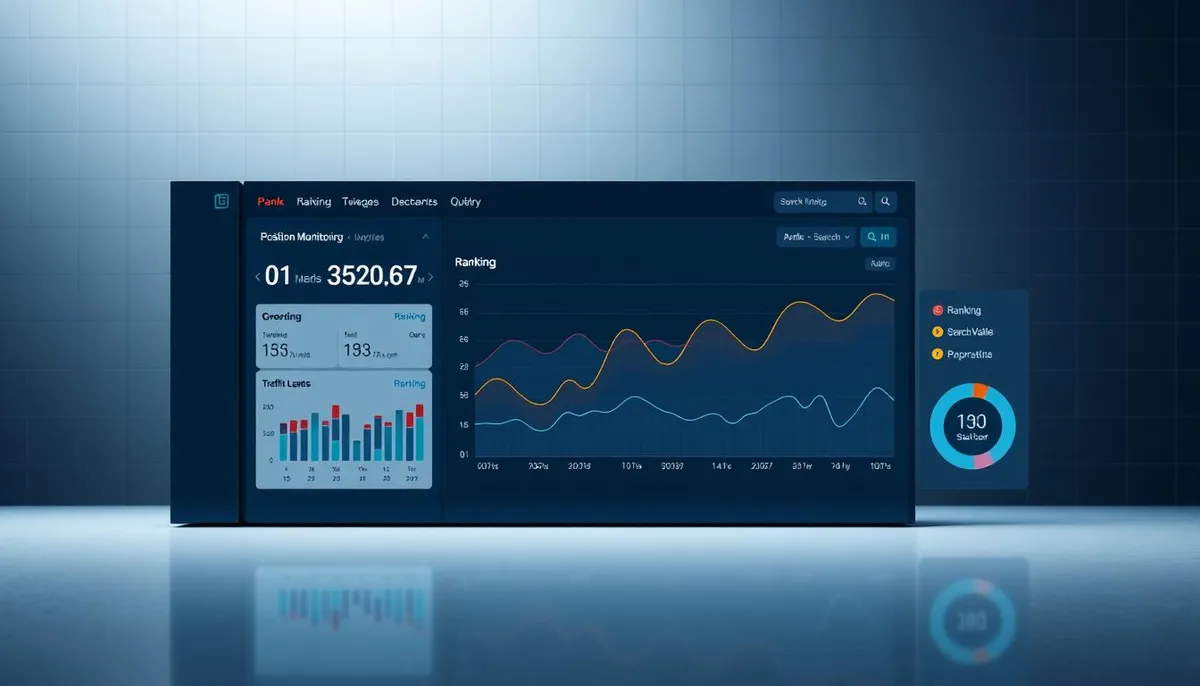 rank tracking tools dashboard showing position monitoring