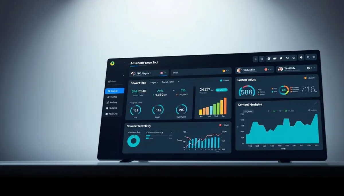 advanced keyword research tools dashboard