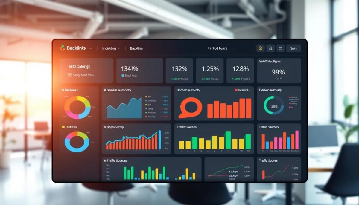 backlink analysis dashboard showing key metrics backlink analysis dashboard showing key metrics