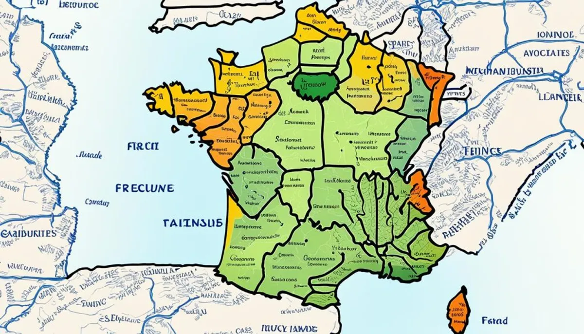 carte administrative de la france par département