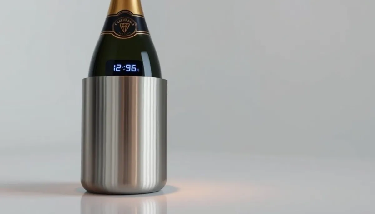 champagne can koozie temperature control