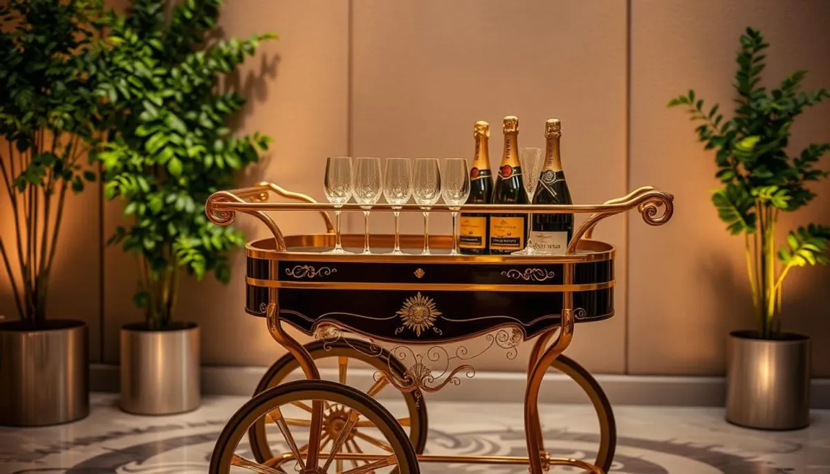 champagne cart rental