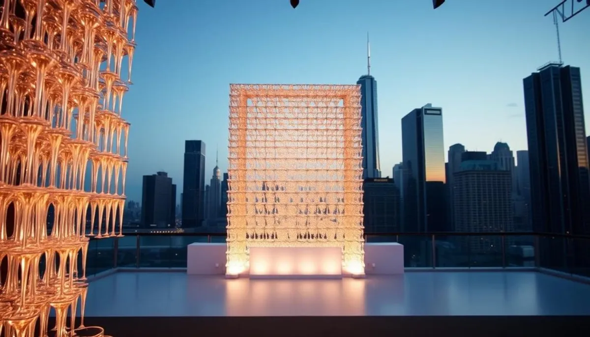 Champagne wall rental Chicago