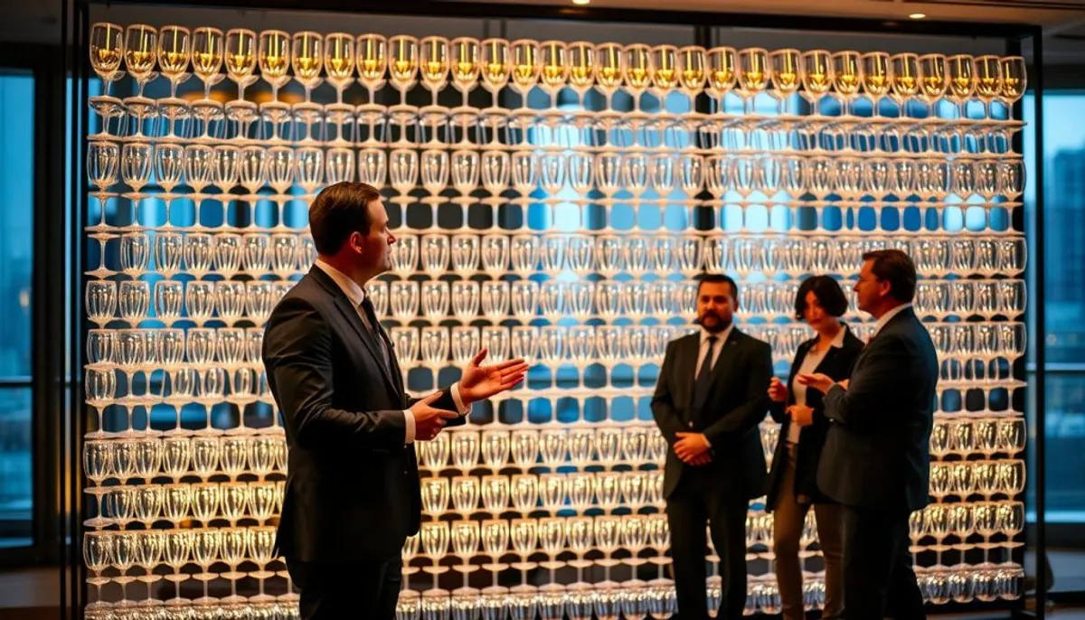 champagne wall rental chicago booking process