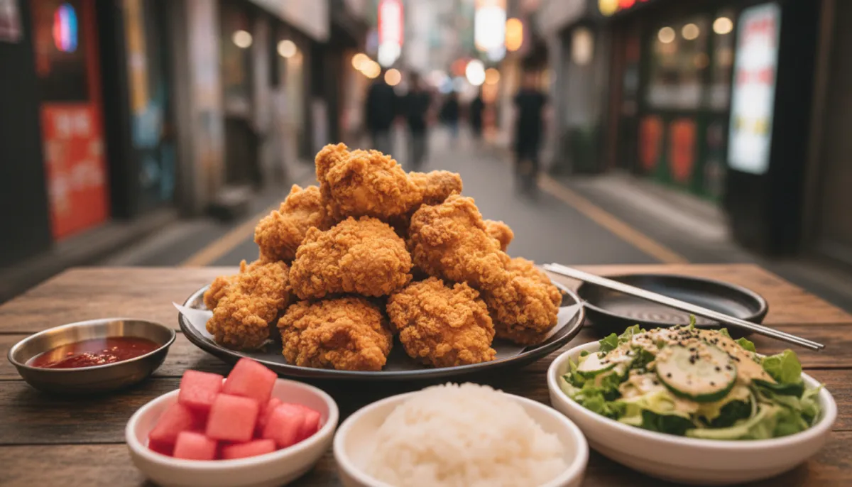 首尔炸鸡脆皮本地美食指南美国
