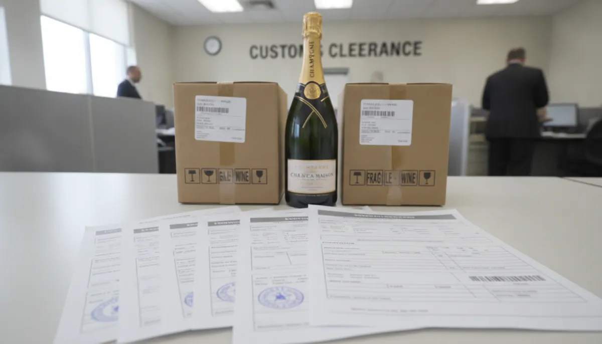 customs documentation wine