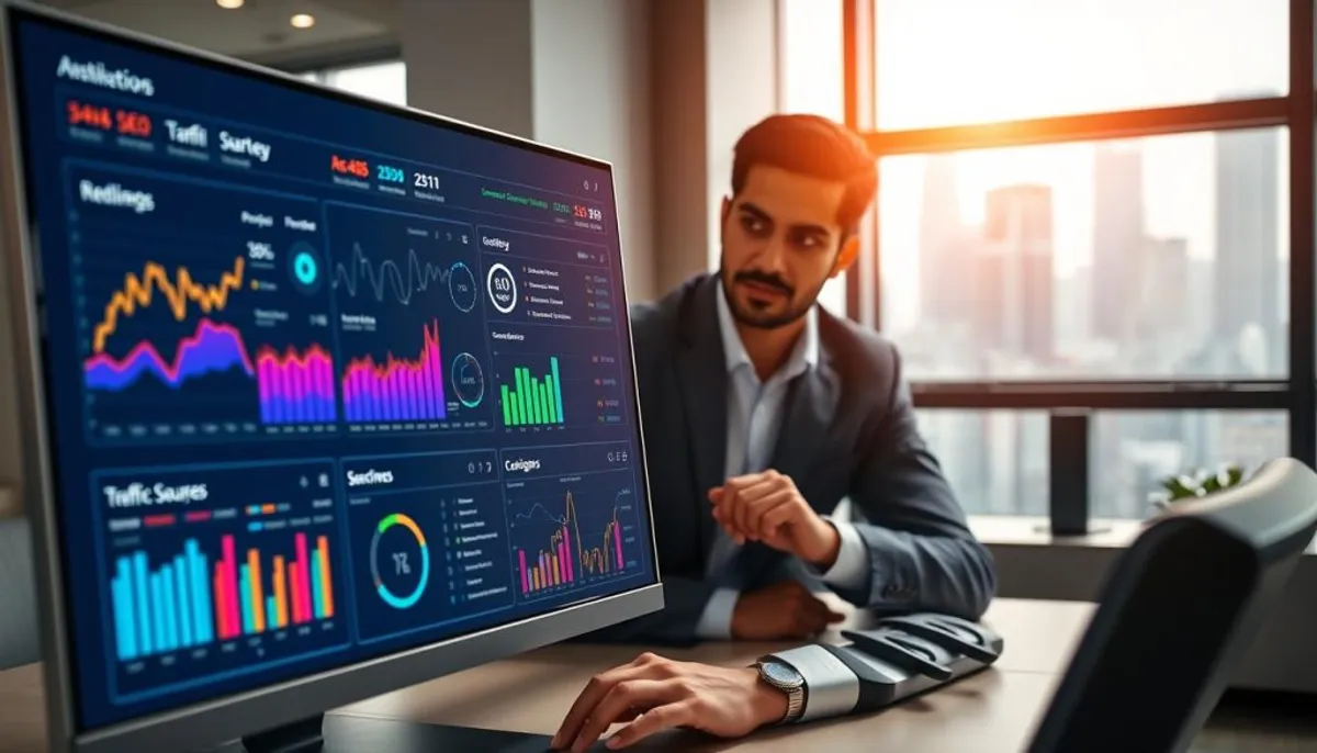 digital marketing consultant integrated strategy dashboard