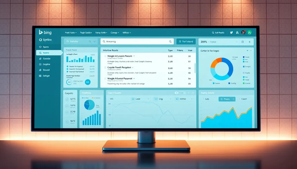 Bing SERP tool dashboard