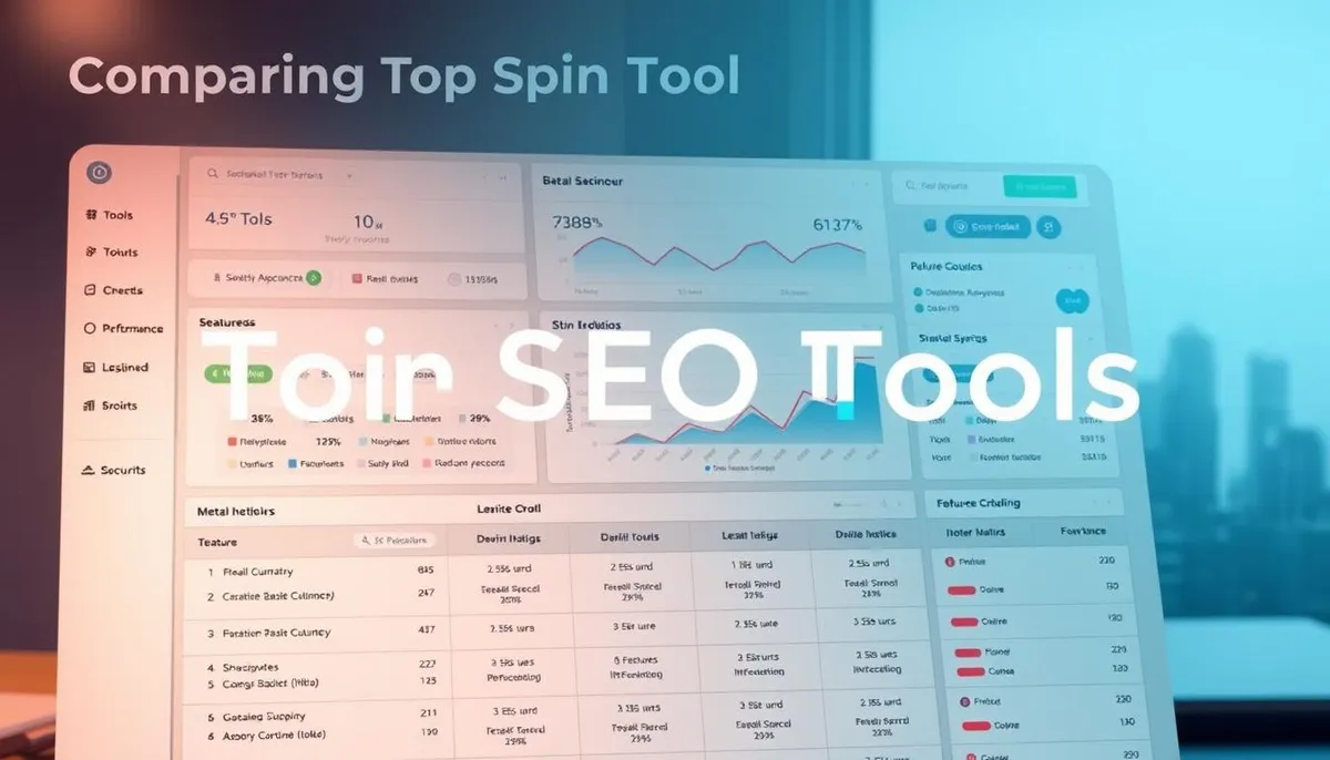 spin seo tool comparison dashboard
