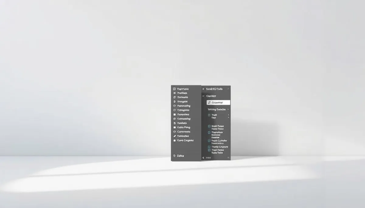 small seo tools grammar checker interface