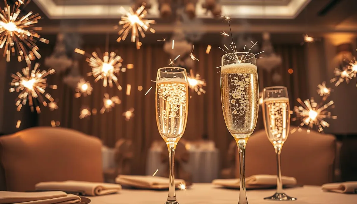 champagne sparklers