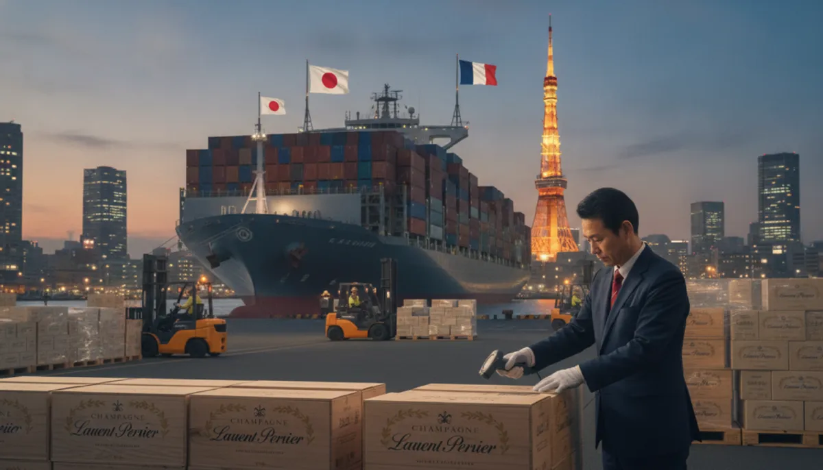 importing champagne into Japan importing champagne into Japan