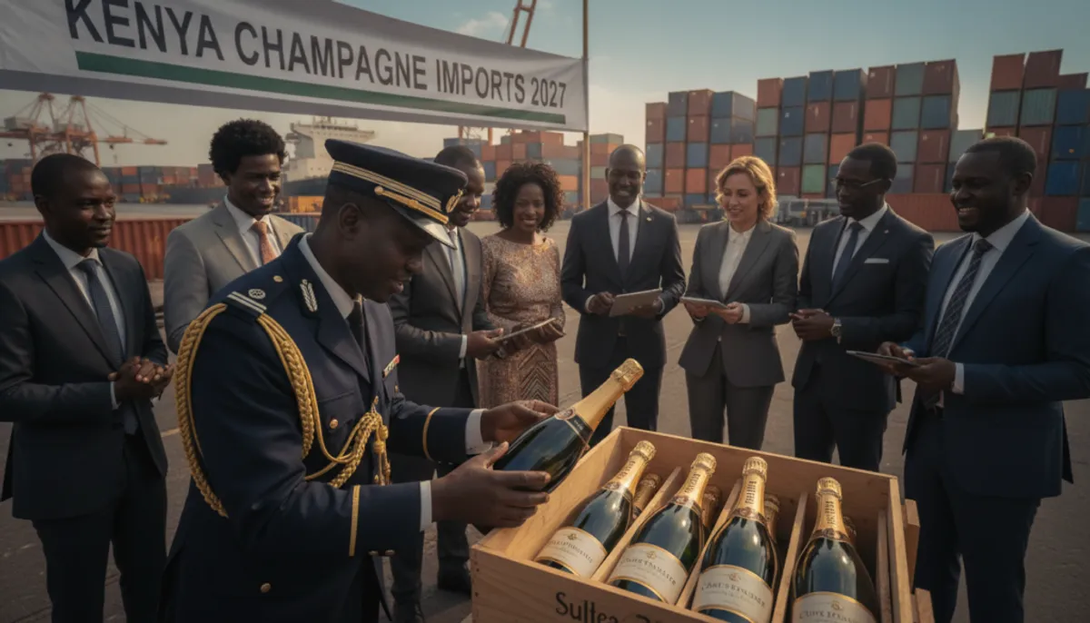 importing champagne into Kenya