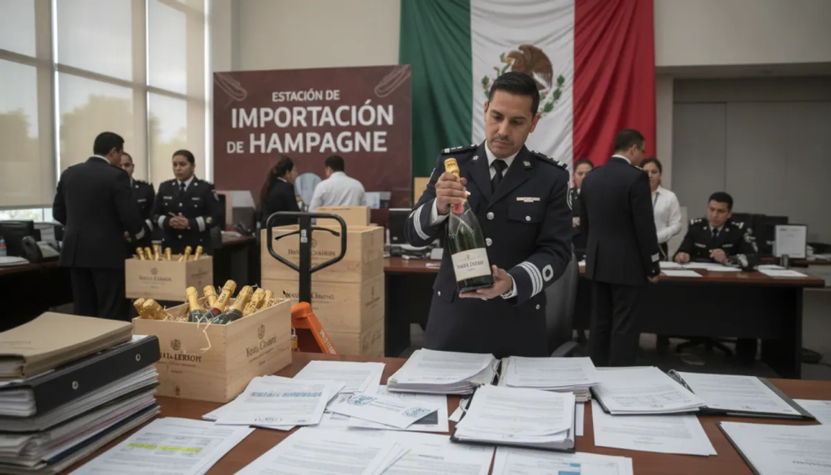 importing champagne into Mexico