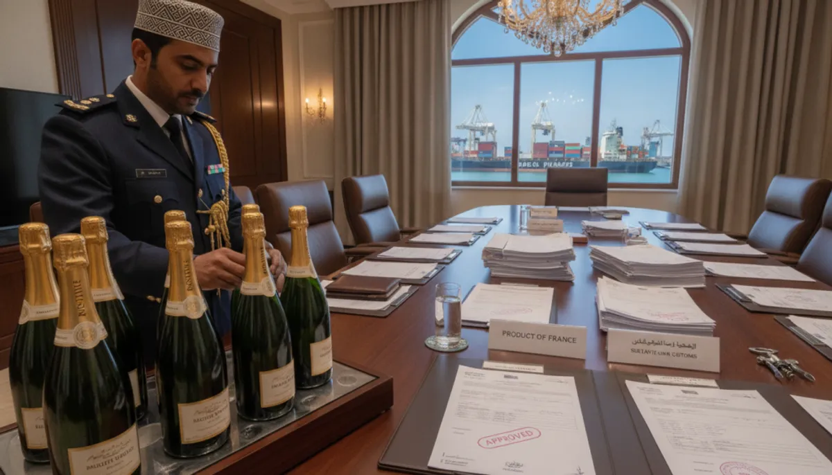 importing champagne into Oman importing champagne into Oman