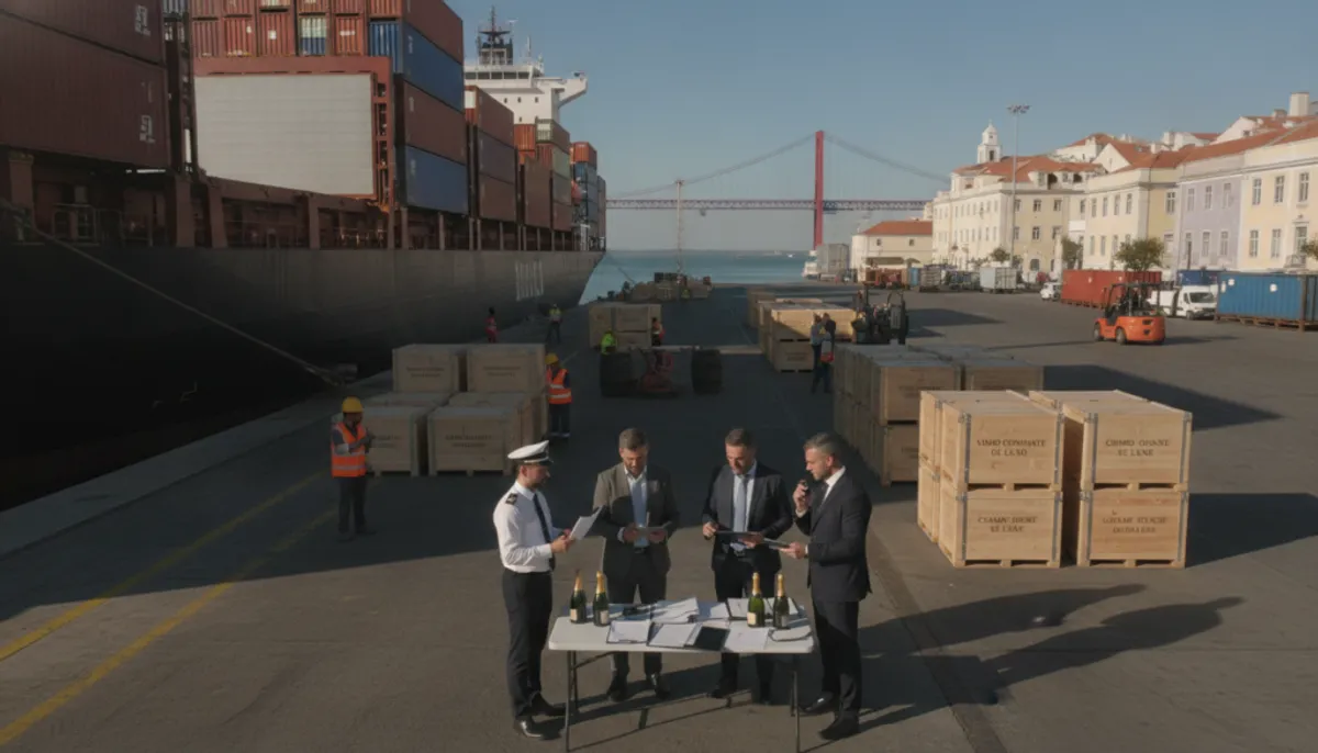 importing champagne into Portugal