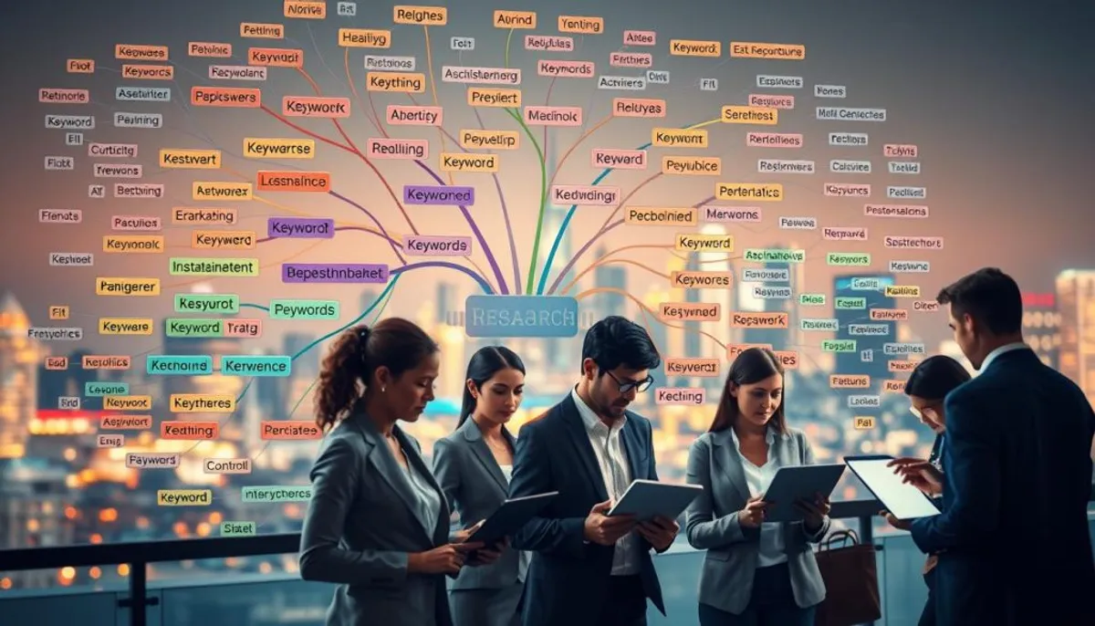 keyword research strategy visualization