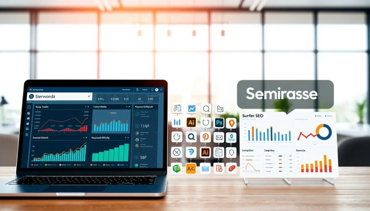keyword research tools comparison dashboard