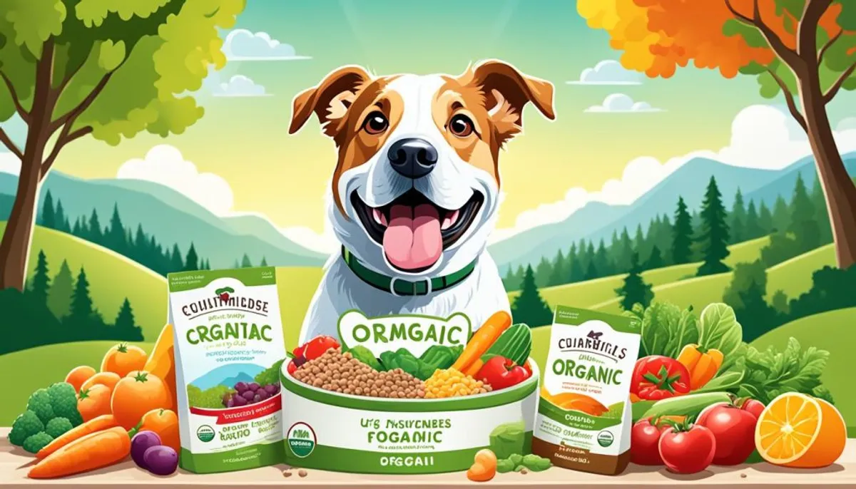 Organic dog food