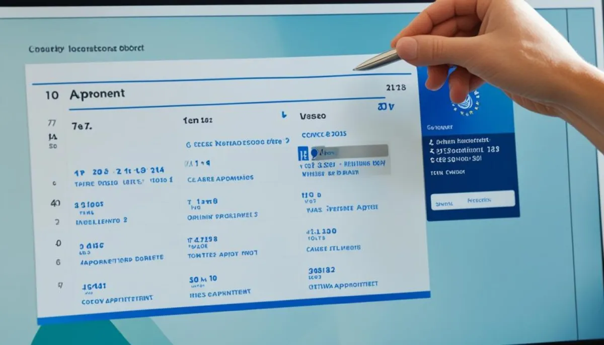 Prise de rendez-vous en ligne