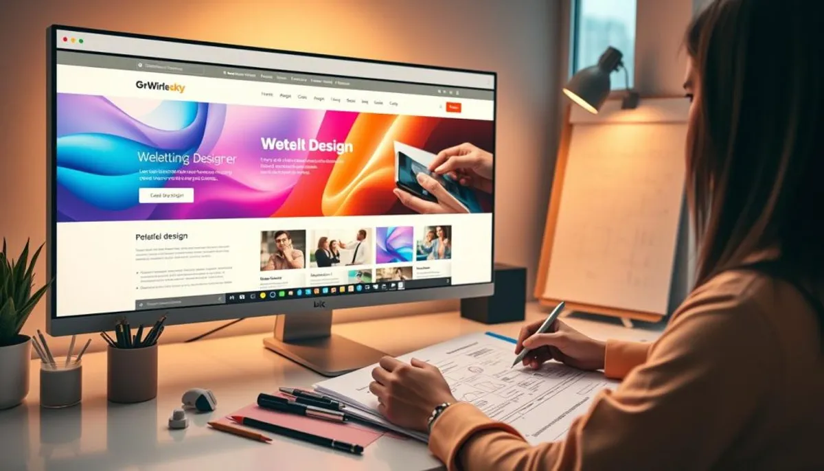 Professional website design impact